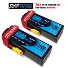 DXF на колесиках Батарея Lipo 4S 6500 мАч, 14,8 V 80C160C декановXT60XT90EC5XT150 разъем для 18 110 Багги Радиоуправляемый автомобиль грузовик по бездорожью