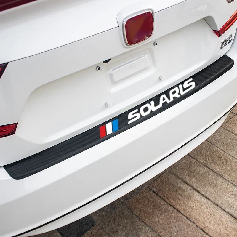 Аксессуары для Hyundai Solaris 2017 2018 2019 2020 автомобильные аксессуары из углеродного