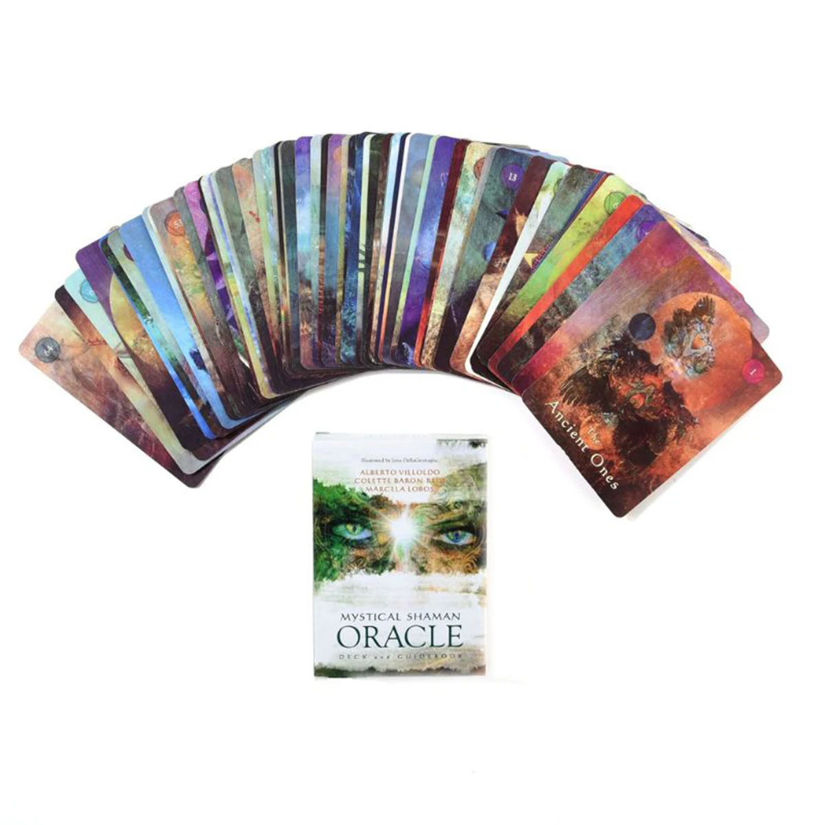 

64 Cards Full English Mystical Shaman Oracle Deck Cards Gane Holiday Party Board Game Divination Tarot Cards