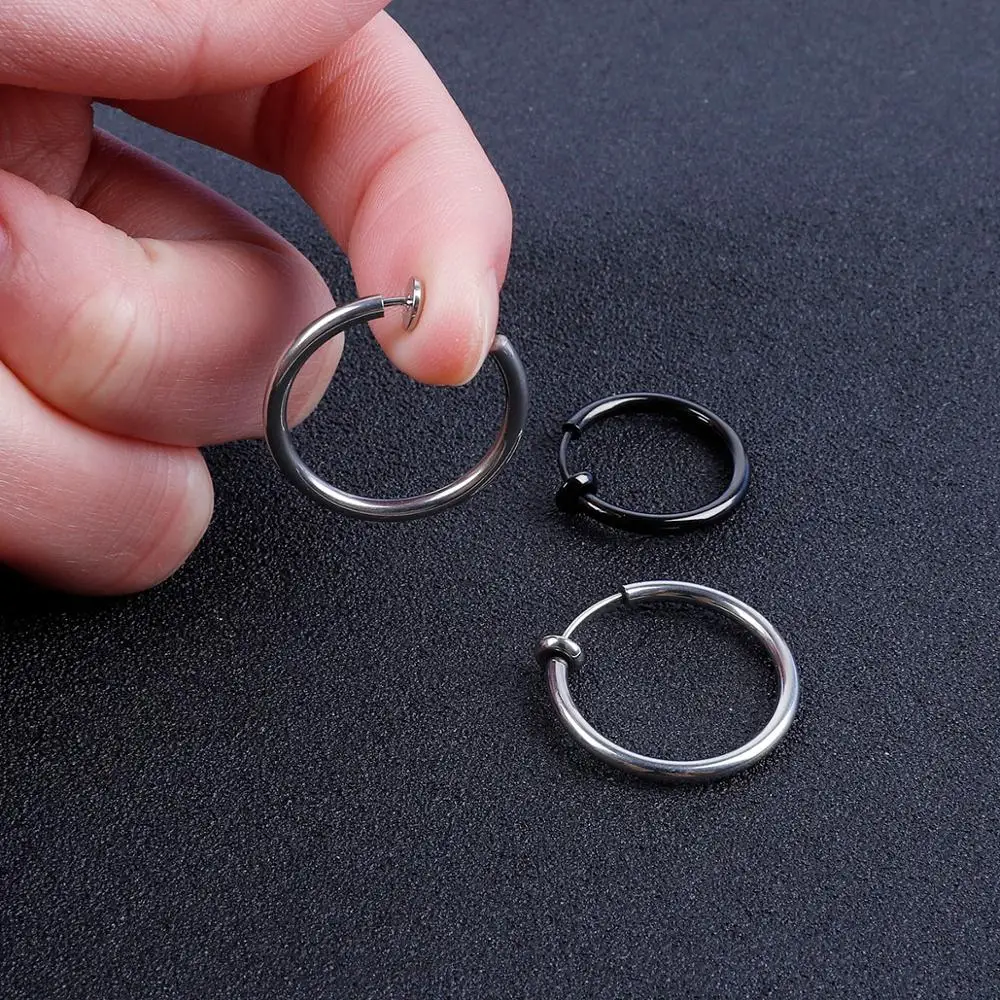 1 шт. панк перегородка сегмент нос кольцо для губ ушной хрящ Хеликс ювелирные