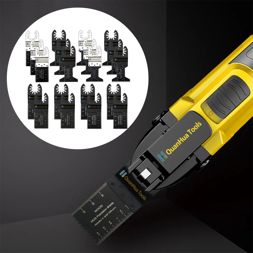 

New 20PCS Multi-Function Saw Blade Accessories Oscillating MultiTool Saw Blades for Renovator Power Wood Cutting Kit Tool Bits