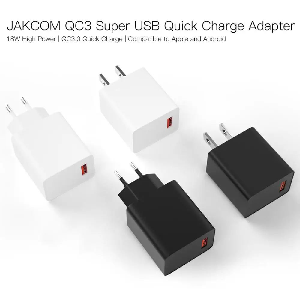 

JAKCOM QC3 Super USB Quick Charge Adapter New product as s9 plus car phone charger charging station air 2 qi