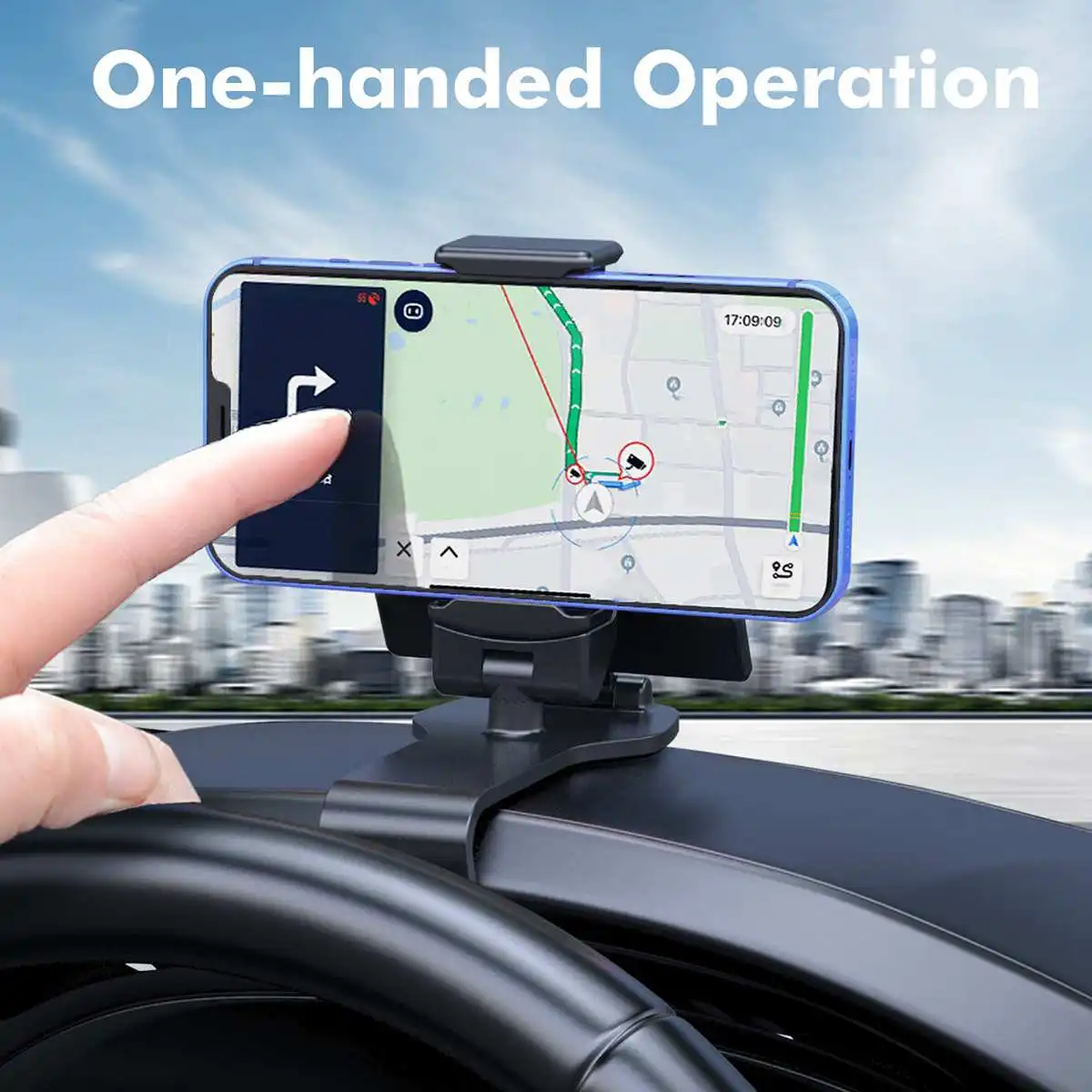 

Car Dashboard Clip Phone Holders Mount Stand Universal Mobile Phone GPS Support Clips Bracket 360 Rotatable Car phone holder