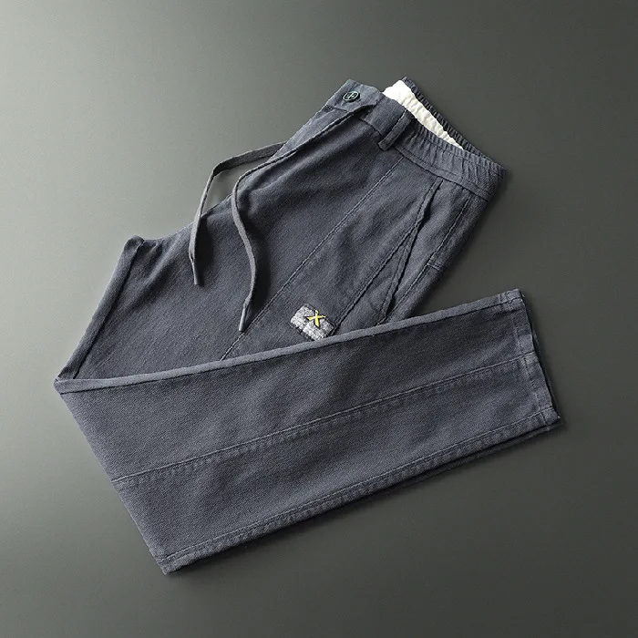 

Men's casual pants 2021 summer thin street style new casual 100 fashion Harlan loose small feet men's pants