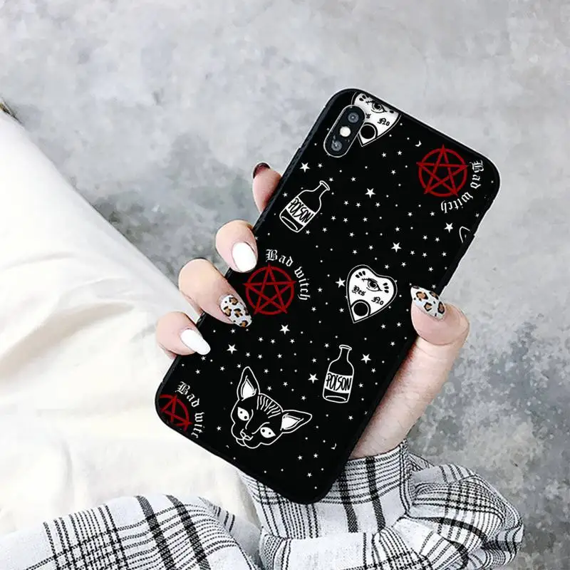 MaiYaCa Witches moon Tarot Witch Ouija Phone Case For iphone 12pro max13 11 12 pro XS MAX 8 7 6S Plus X 5S SE 2020 XR