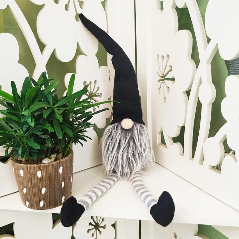 Рождественская шляпа гном без лица искусственная плюшевая кукла Кукла украшения
