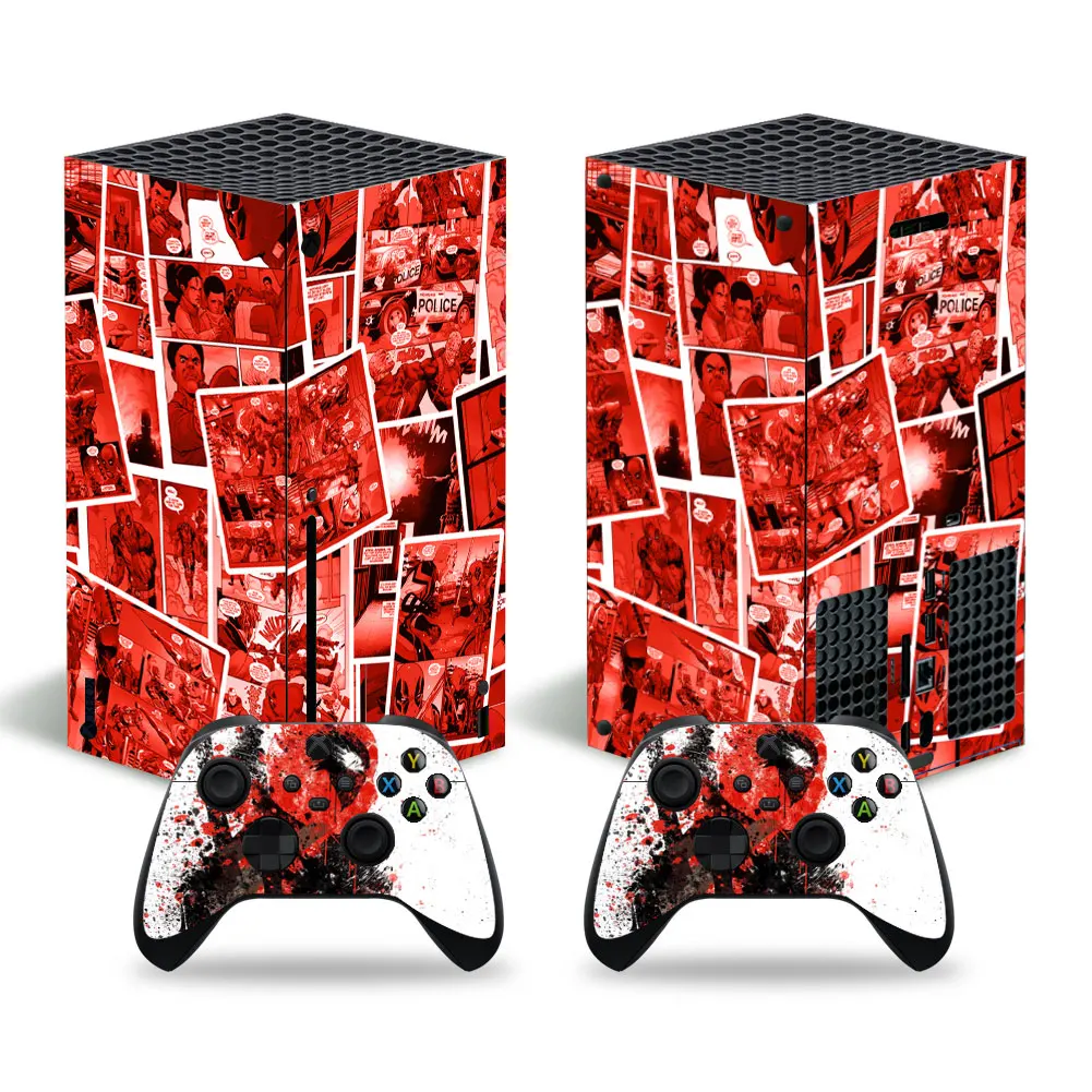 Наклейка на кожу Марвел Железный человек Дедпул наклейка для консоли Xbox X и 2