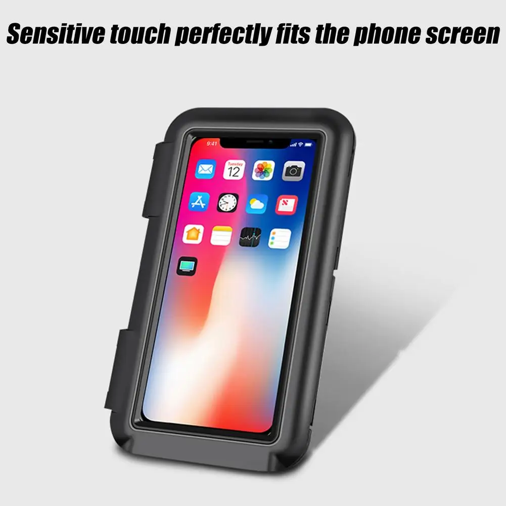 

Waterproof Bicycle Motorcycle Phone Holder Bike Phone Touch Screen Bag 6.5 inch Universal Bike Scooter Cell Phone Bracket