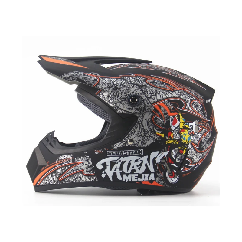 Sub black 4 Лидер продаж внедорожные шлемы горные Гонки Горный полный шлем rcycle moto cross casque capacete горные велосипедные шлемы - Цвет: Sub black 4
