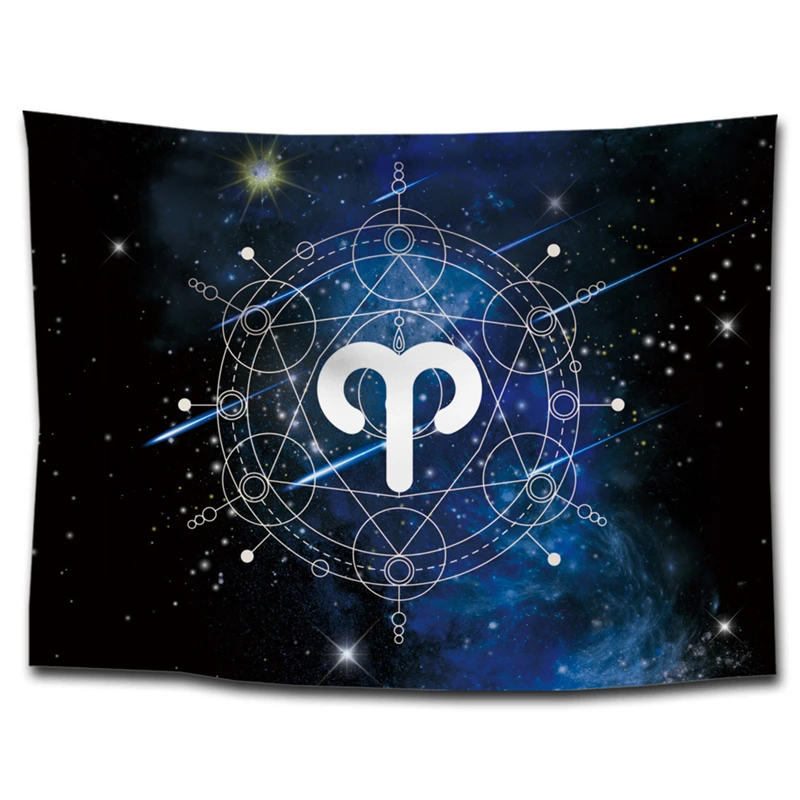 Гобелен с созвездиями настенный эстетический в стиле Триппи гобелены пляжное