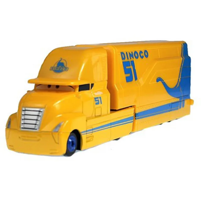 066 Yellow 2 шт./компл. disney «Тачки» Lightning McQueen Джексон Storm Ramirez Мак дядя грузовик игрушечный автомобиль Фигурки игрушки для детей, авто, подарок - Цвет: 066 Yellow