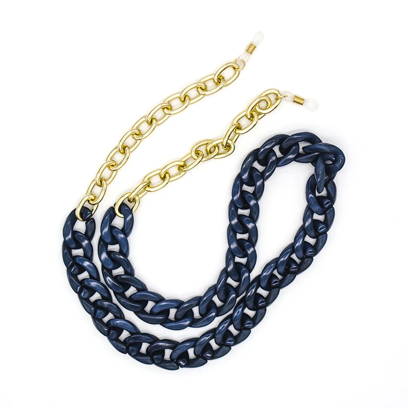

New Acrylic Sunglasses Chain Women Reading Glasses Hanging Neck Chain Largand Glasses Chain Eyeglasses Strap Anti-slip Rope Legs