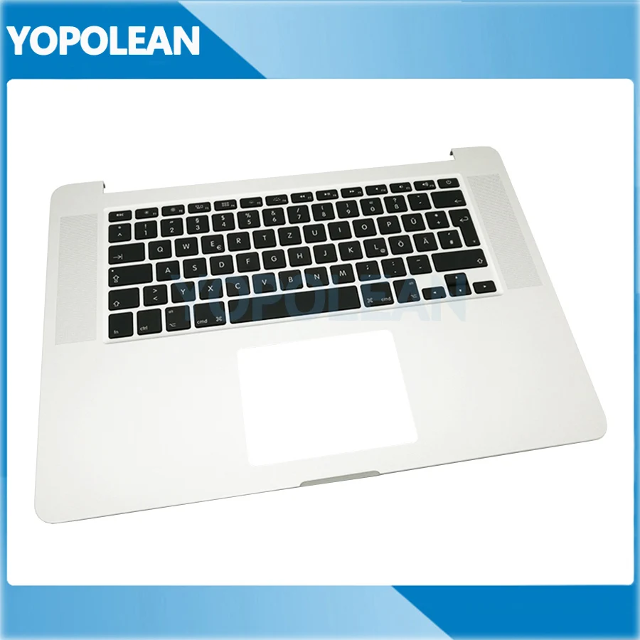 Германия де ноутбук Topcase клавиатура для MacBook Pro 15 &quotRetina A1398 подставка Топ чехол с