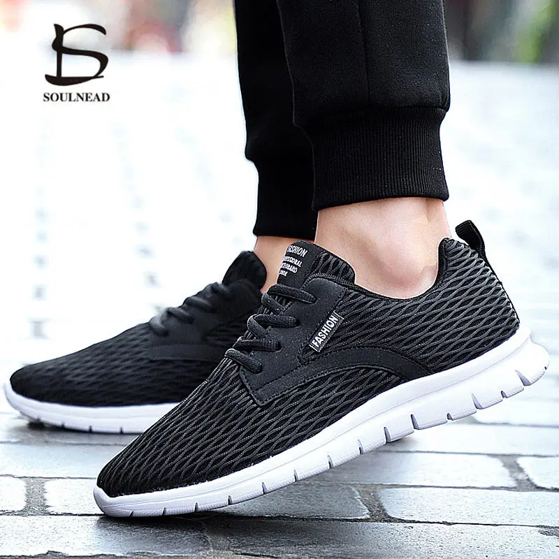 

Summer New Men Shoes Lightweight Mesh Running Shoes Men Hollow Breathable Large Size Male Shoes Zapatillas De Hombre Sneakers