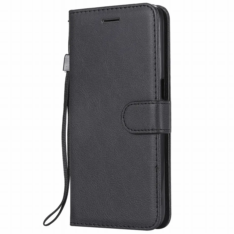 Black A Чехол-книжка для бумажника samsung Galaxy M20 M10 A10, однотонный простой флип-чехол M20 M10 A10 из искусственной кожи, чехлы для мобильных телефонов P06F - Цвет: Black A