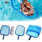 Синяя Очищающая сетка для бассейна, профессиональный инструмент, сетка для сбора сырья, мешок для ловли листьев, аксессуары для очистки бассейна