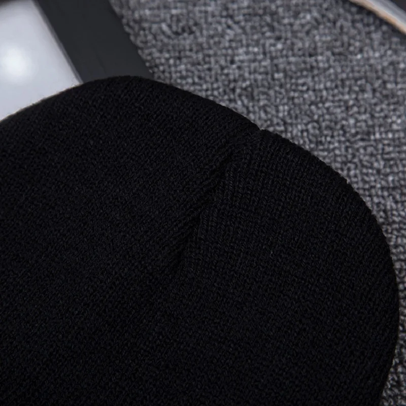 Новая уличная мода Gorro мужские и женские шапки бини обруч акриловая вязаная шерстяная шляпа зимние шапки уличные теплые хип хоп шапки