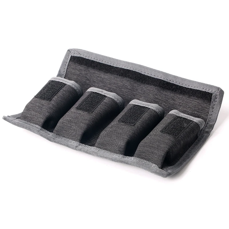 

Аккумулятор Dslr чехол водонепроницаемый держатель сумка для хранения 4 кармана для Aa/Aaa батарея и батарея камеры Dslr