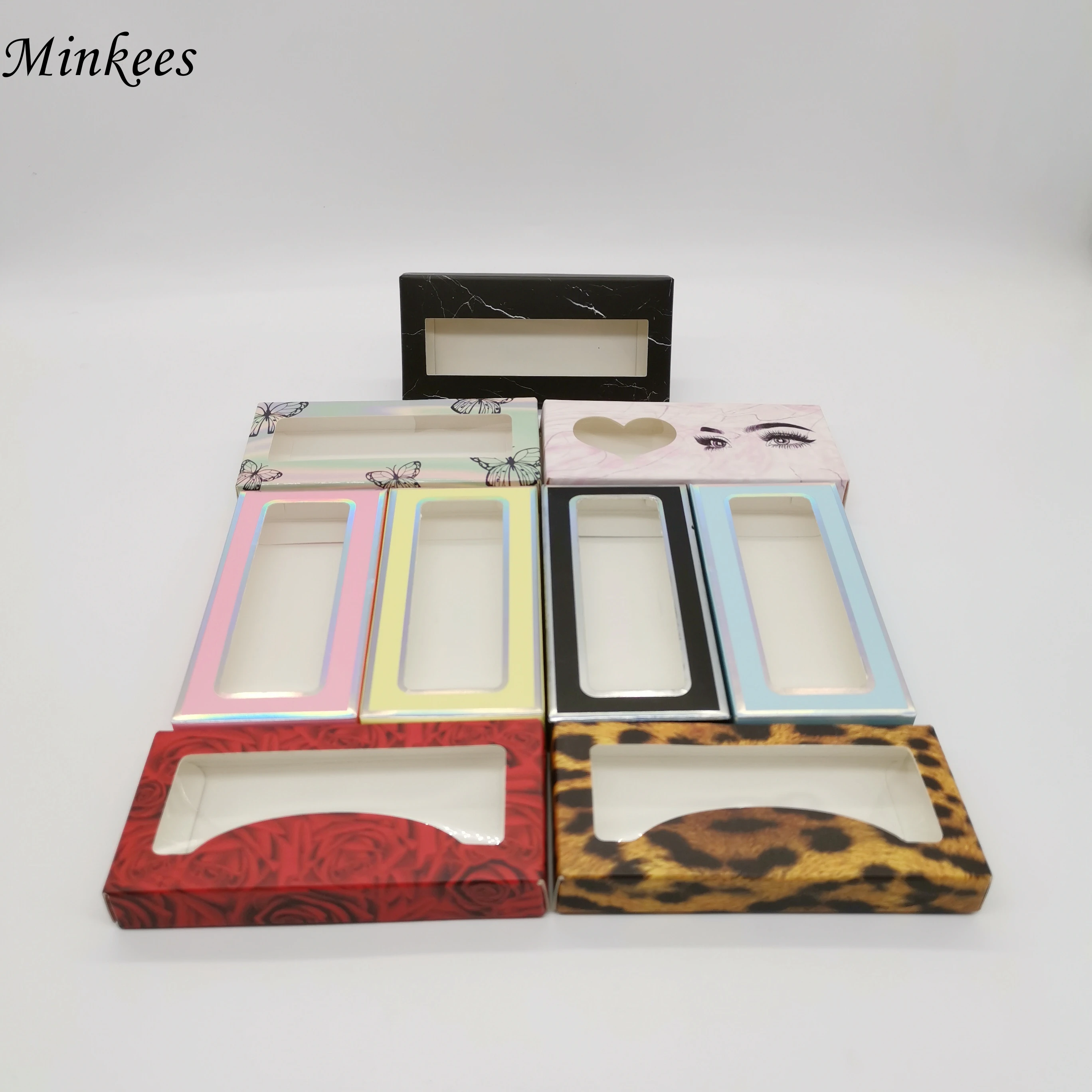 Упаковка для ресниц 10 шт. оптовая продажа 50 комплектов оптом коробка с логотипом