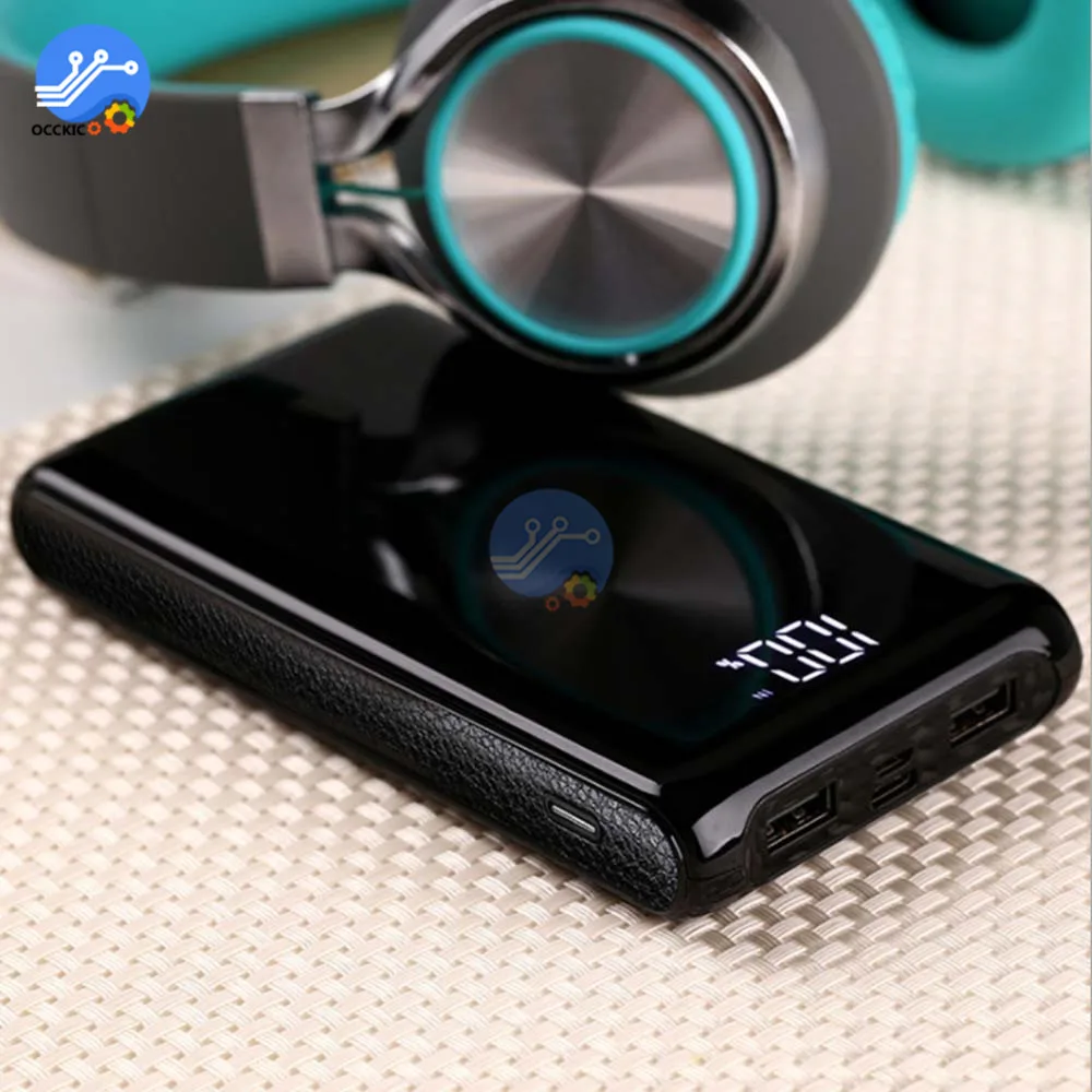 6x18650 Мощность банка в форме раковины Батарея Зарядное устройство чехол 6*18650