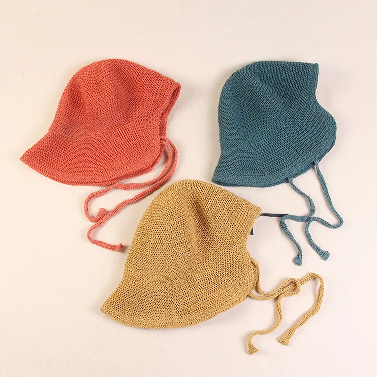 Новый продукт разноцветная Рыбацкая шляпа женская уличная для подбородка с