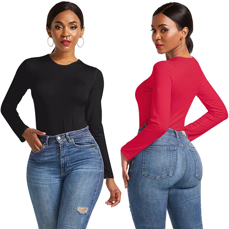 

13 colors sexy long-sleeved nightclub solid color leggings jumpsuit woman dress