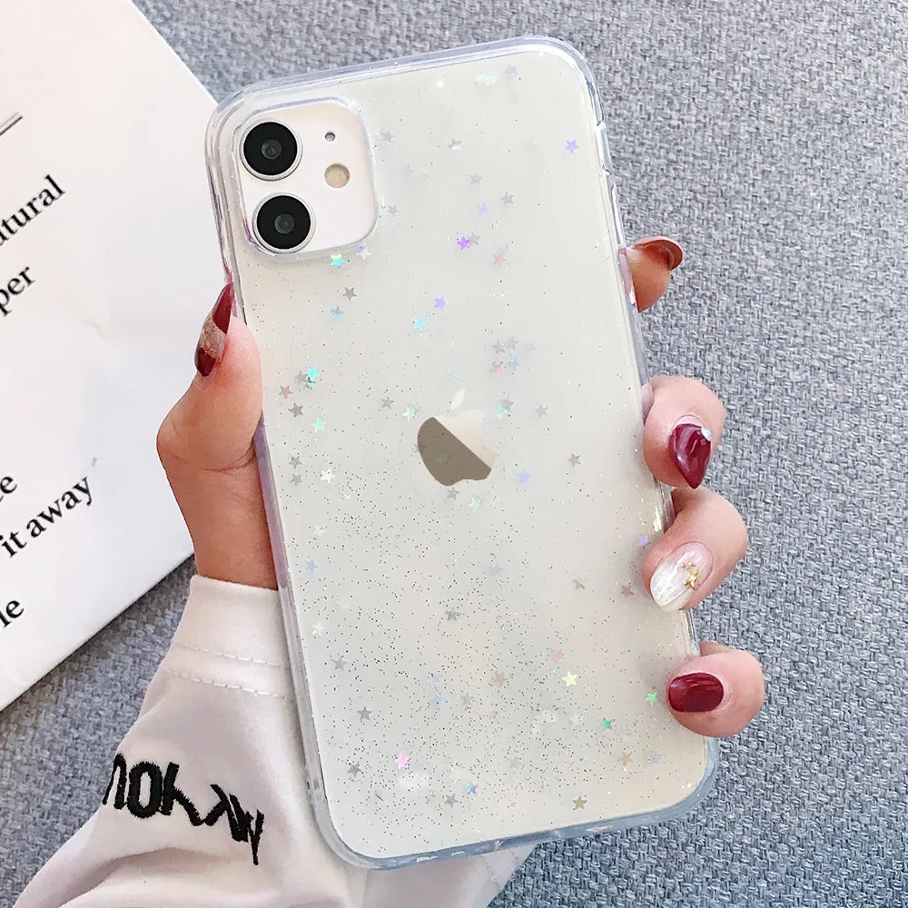 Прозрачный чехол для IPhone SE 2020 11 12 Pro Mini Xs Max Xr X 7 8 Plus 6 6s 5 | Мобильные телефоны и