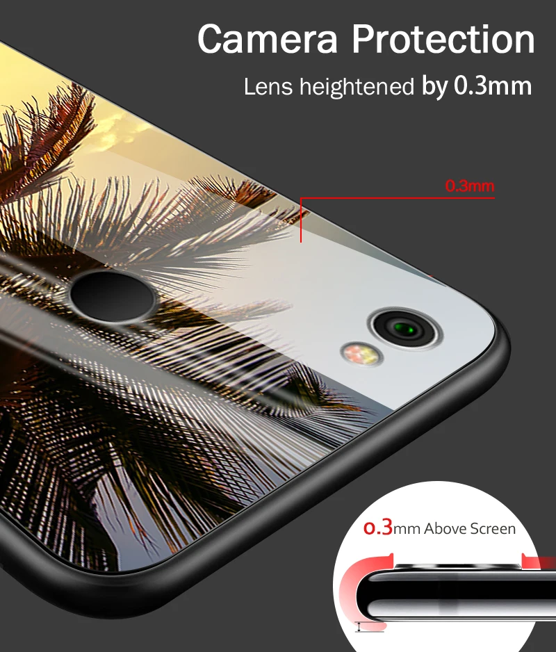 Чехол из закаленного стекла для Xiaomi 5X6X8 9 SE A1 A2 Lite TPU Capa для Redmi Note 4x 5A 6 7 Pro Prime роскошный противоударный жесткий чехол