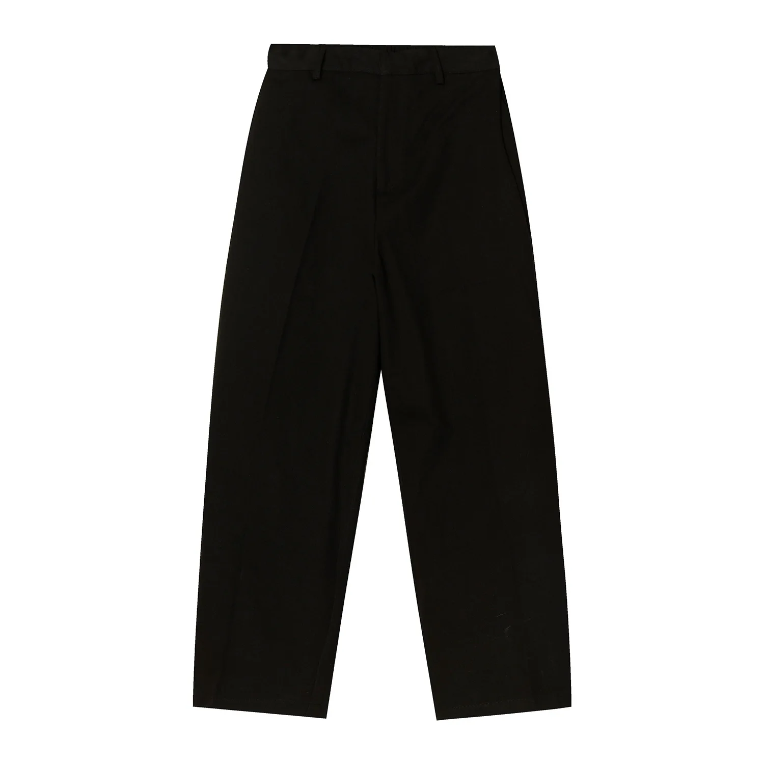 

Men Casual Japan Korea Style Streetwear Vintage Straight Suit Long Trousers Hip Hop Solid Color Loose Pants for Male