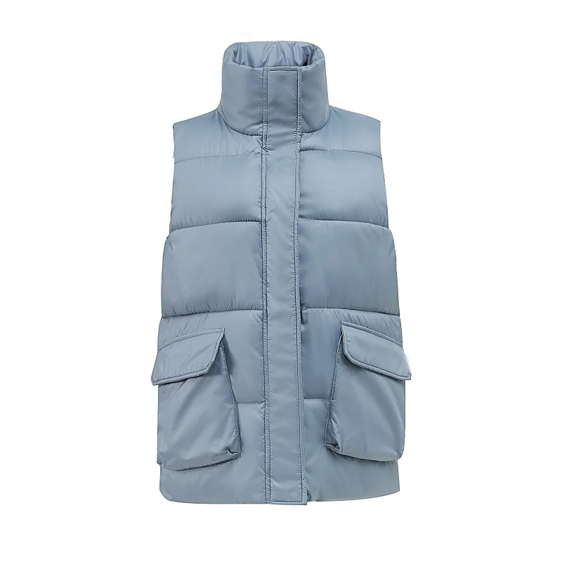 

Vest Women's Autumn Jacket Winter 2021 New Student Casual Warm All-match Stand-up Collar Short Waistcoat Vest SHORT