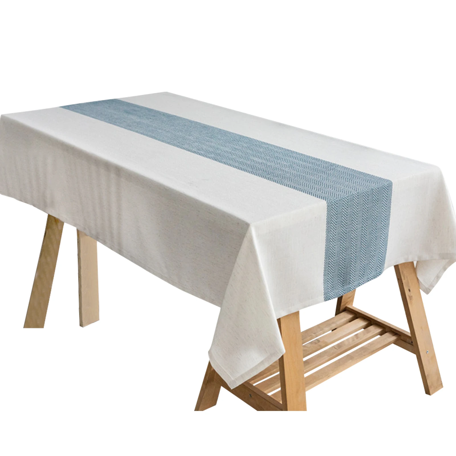 

Kitchen Dining Table Cloth Spillproof Heavy Weight Polyester Linen Indoor Outdoor Wrinkle Free Home Decor Tabletop Decoration