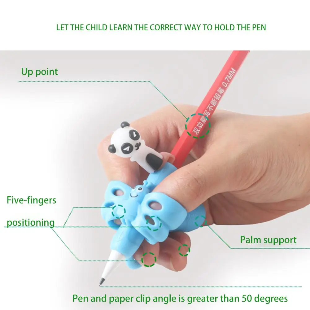 Ручки для студентов силиконовая эргономичная ручка захвата коррекции осанки с