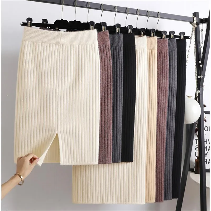 Женский черный разрез Платье облегающее элегантное платье миди юбка карандаш