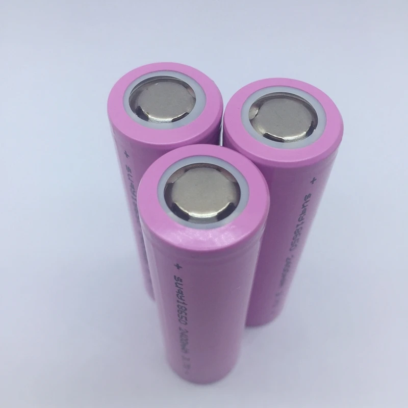 Suqy, 20 шт./лот, новинка, Оригинальная батарея 18650, 3,7 в, 2400 мА/ч, inr18650, аккумулятор, аккумуляторная батарея для внешнего аккумулятора