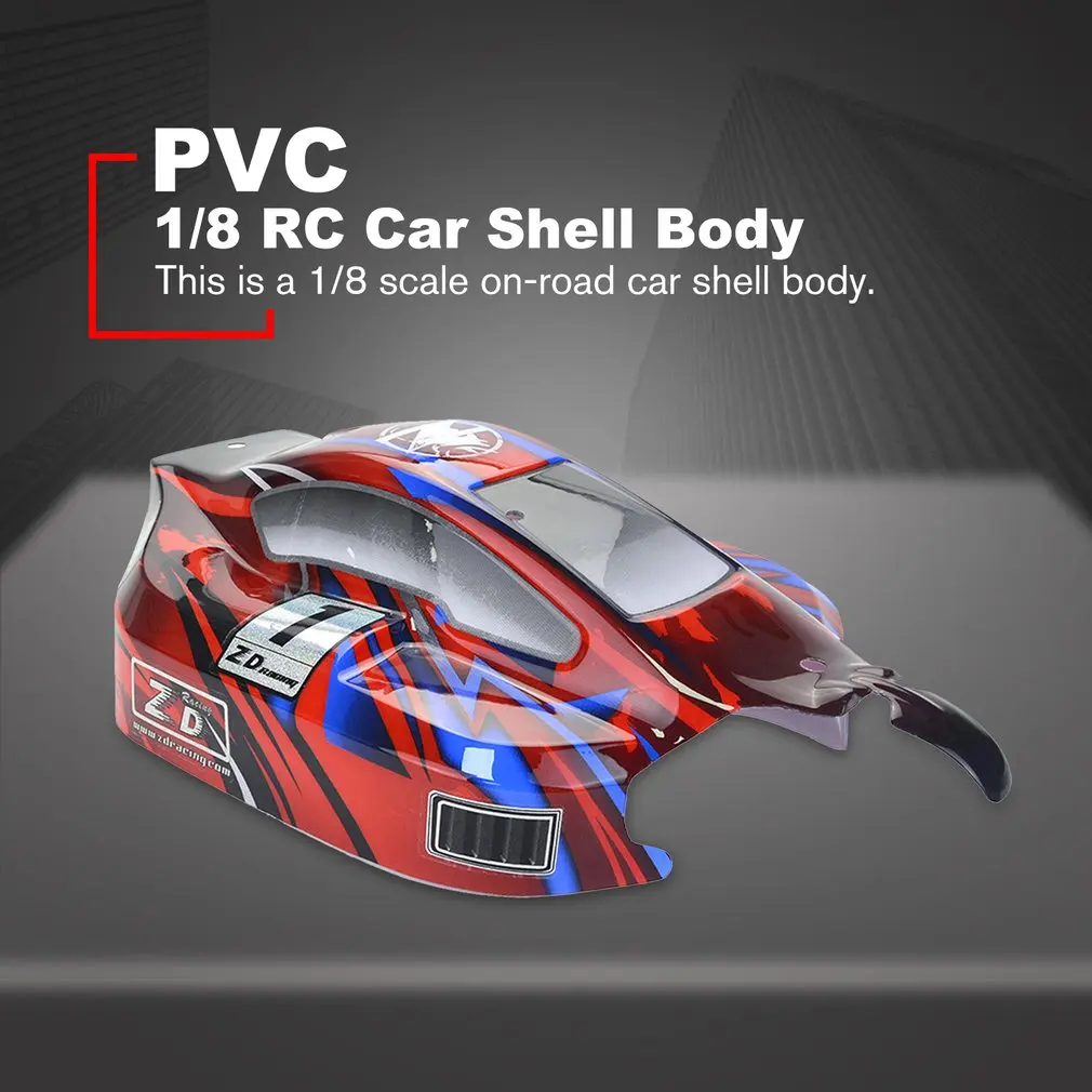 Чехол из ПВХ для корпуса радиоуправляемого автомобиля 1/8 ZD Racing 8459 RC Car аксессуары