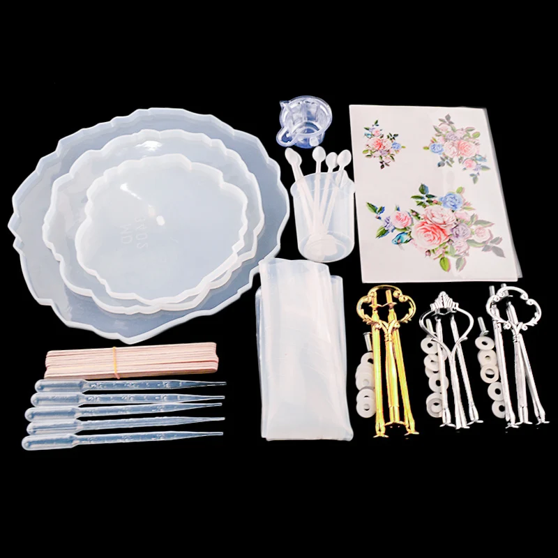 

39Pcs Three Layer Molde De Silicona Para Resina Diy Jewelry Craft Making Tools Set For Jewelry Handmade Finding Accessories