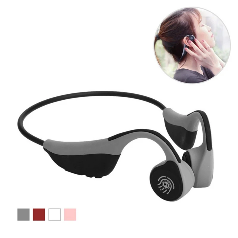 

BT5.0 V9 Wireless Headphones Bone Conduction Earphone Outdoor Sport Headset With Microphone Headsets