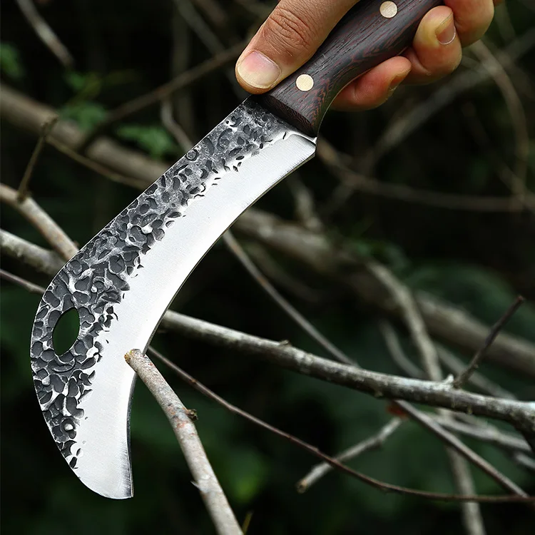 Forged Durian Peeling Knife Portable Hammer Small Machete Sickle Personalized Outdoor Camping Sugar Cane | Инструменты
