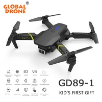 global drone 2021 new gd89 1 drone with wide angle hd 4k 1080p dual camera height hold wifi rc foldable quadcopter dron gift toy