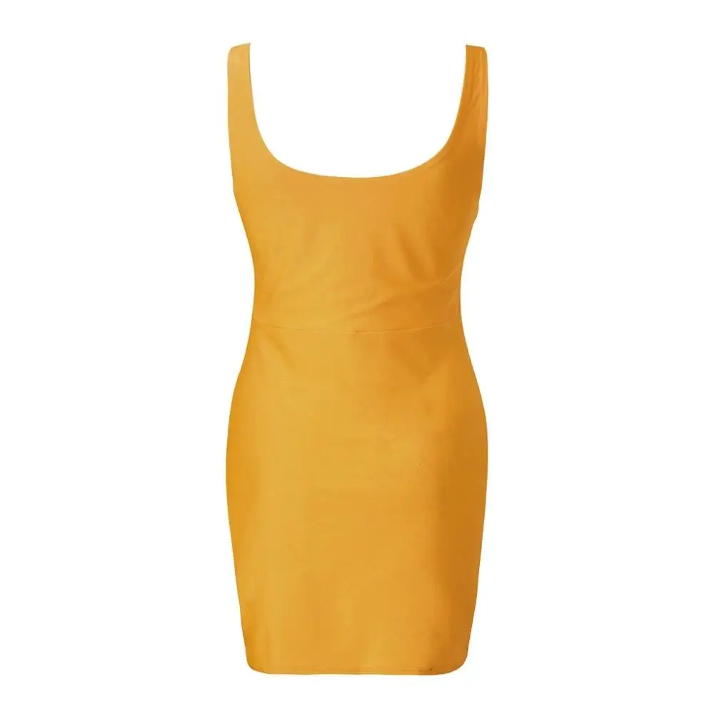 Женское летнее мини-платье с открытыми плечами неоновое сексуальное платье