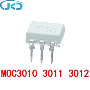 10PCS MOC3010 MOC3011 MOC3012 DIP6 DIP-6 SMD Optocoupler New and Original IC