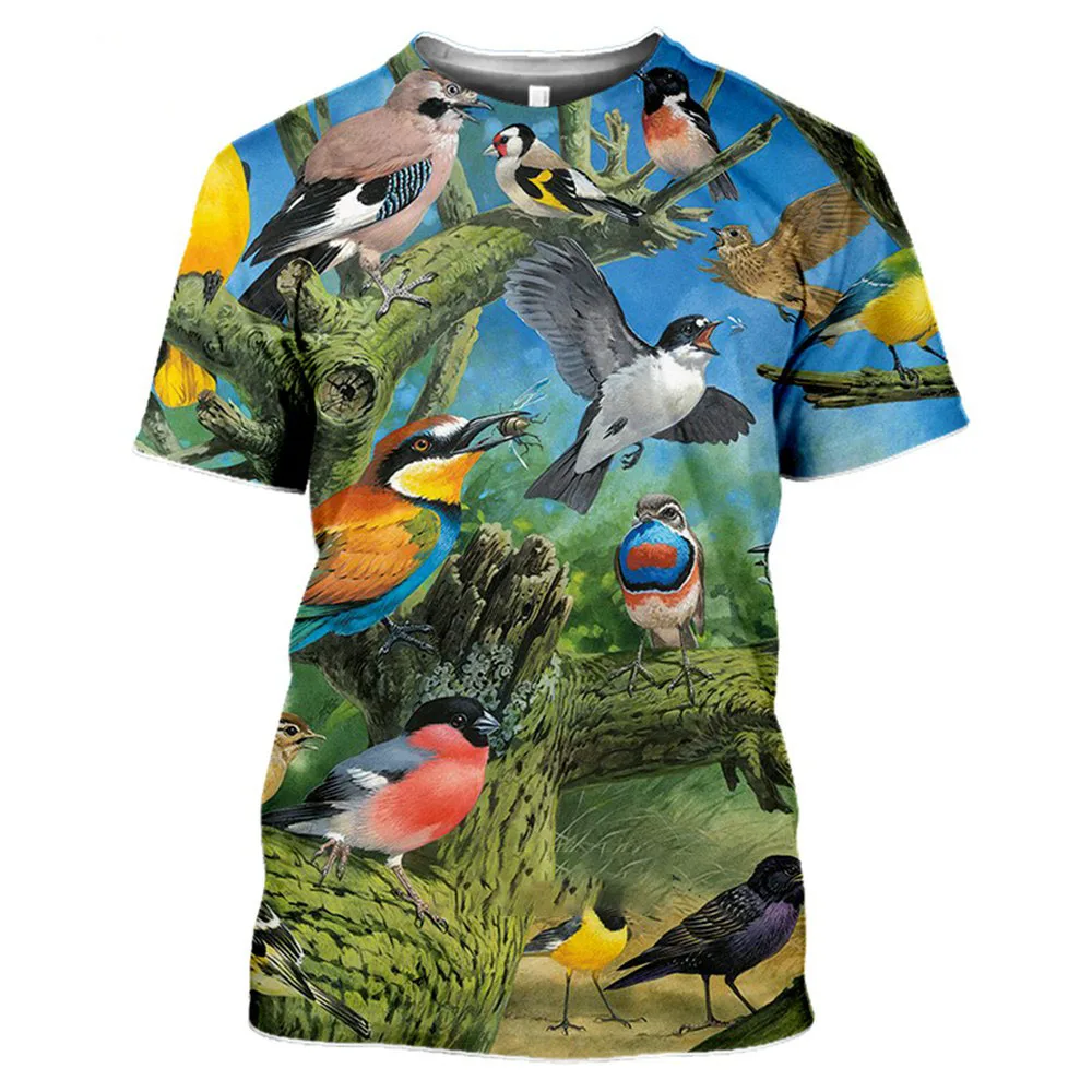 

Summer T-shirt Men's Floral T-shirt Hip Hop T-shirt Animal Bride 3D Print T-shirt Ladies Clothing Casual Top Men's Sweatshirt Sh
