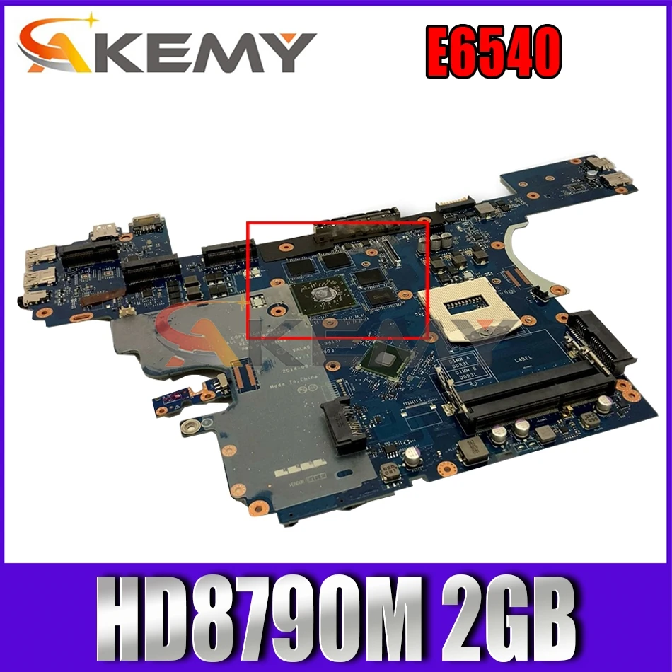 

Akemy VALA0 LA-9413P FOR DELL Latitude E6540 Laptop Motherboard HD8790M 2GB CN-0VPH0Y VPH0Y Mainboard 100%Tested