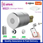 Умный дверной замок AIRBNK M521 Tuya Zigbee, замок для дверей с более сильным мотором и сканером отпечатков пальцев, толщиной 50-100 мм, электронный замок с дистанционным управлением