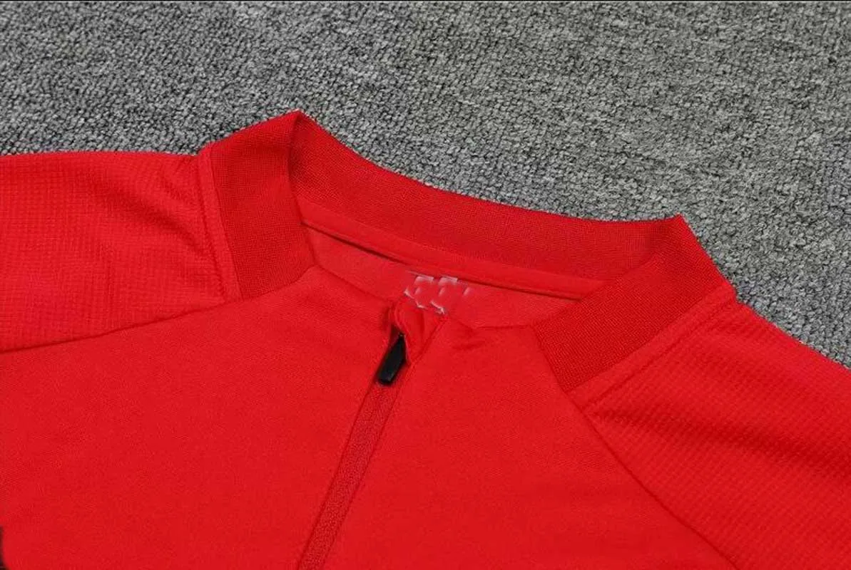 

Spring And Autumn MonacoTraining Suit Set 2020 2021 Long Sleeve Trousers Half Zipper Belgium Tracksuit Sets Adults + Kids