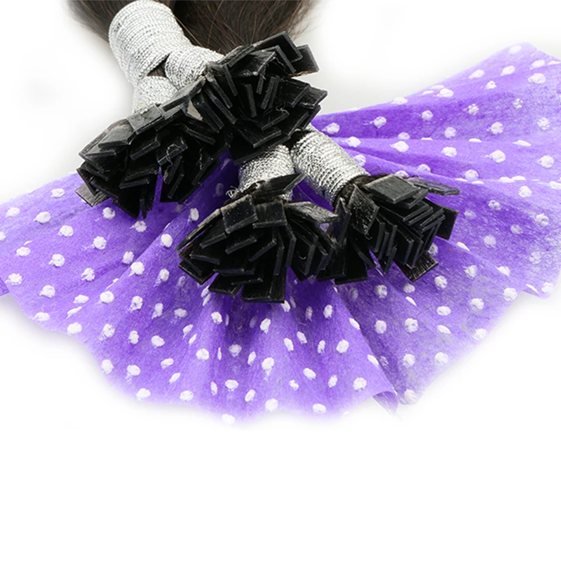 100% человеческие волосы remy плотные двойные без выпадения спутывания с плоским