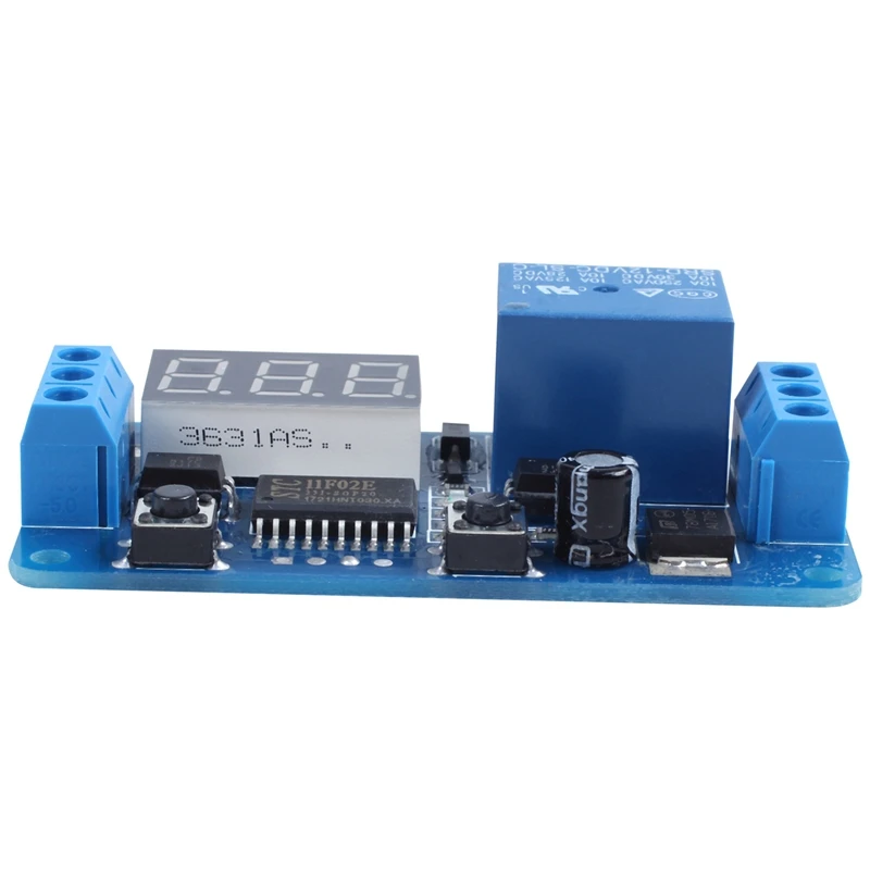DC 12V Светодиодный дисплей цифровой таймер задержки управления Модуль PLC