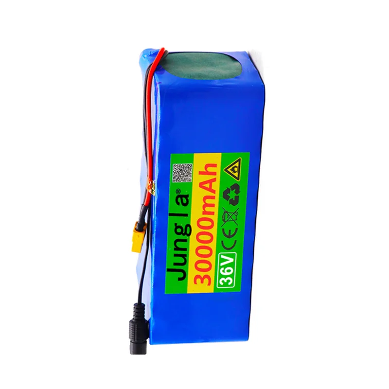 

36V10S4P 30Ah battery pack 500W batteria ad alta potenza 42V 30000mAh Ebike elettrica BMS 42v batteria con xt60 spina + charger