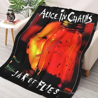 alice in jar of flies chains tour 2019 2020 bentang throw blanket sherpa blanket cover bedding soft blankets