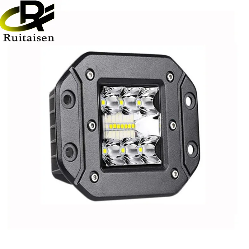 

Ruitaisen-5 Inch 39W Flush Mount Led Light Pods Offroad LED Driving Light ATV LED Light For Jeep 4x4 4WD SUV ATV Motorcycle